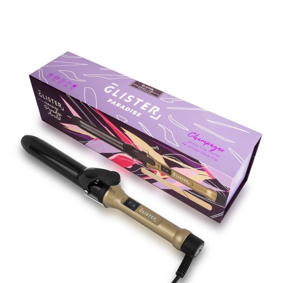 Glister - Paradise 32mm Max Volume Clip Curler - Champagne - Picture 5 of 6